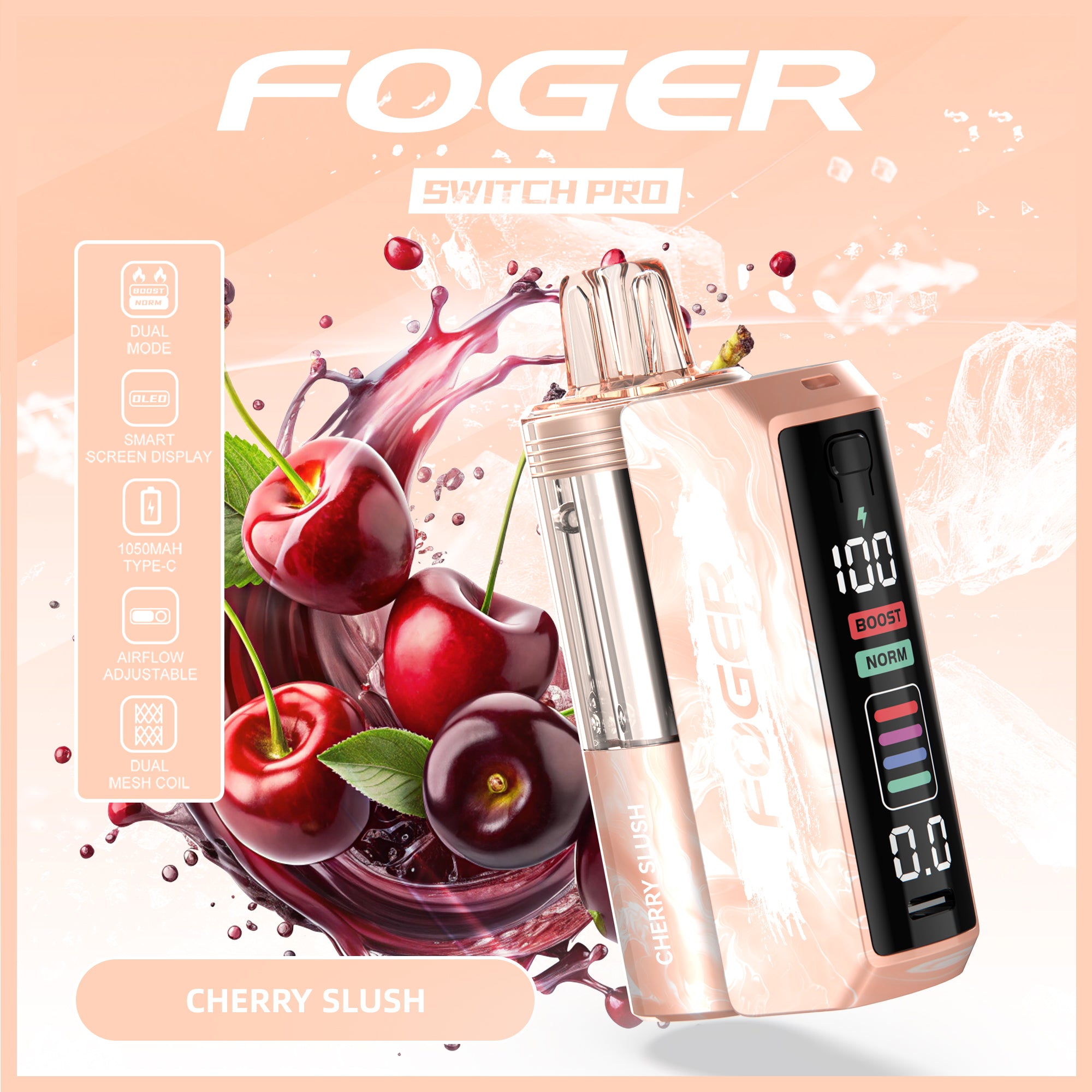 Cherry Slush – Foger Switch Pro Kit | 30K Puffs