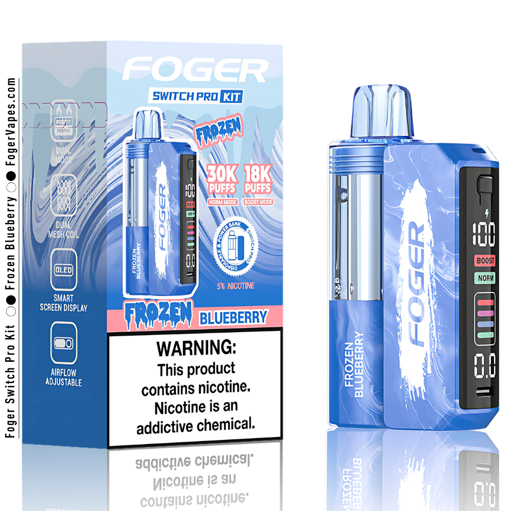 Frozen Blueberry – Foger Switch Pro Kit 30K Puffs - Image 3