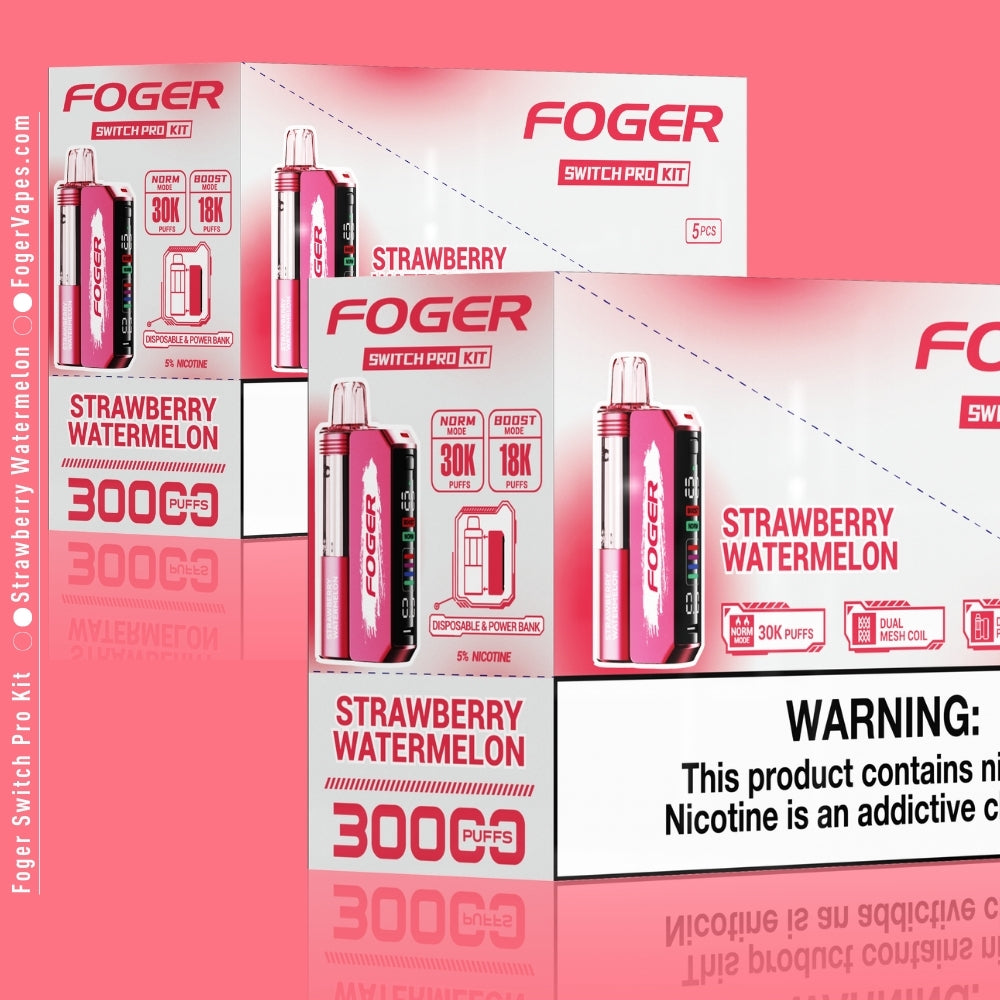 Strawberry Watermelon Foger Switch Pro Kit 30K Puffs - Image 6