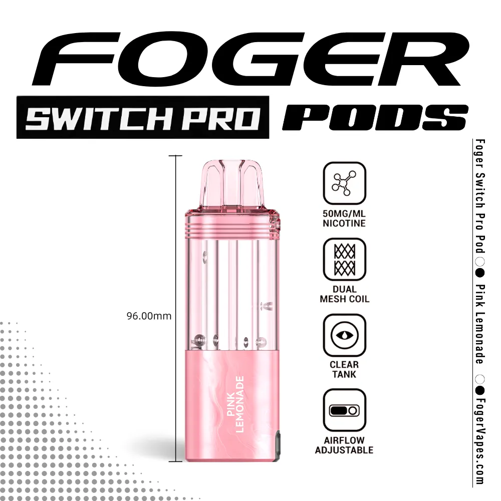 Pink Lemonade – Foger Switch Pro Pod | 30K Puffs