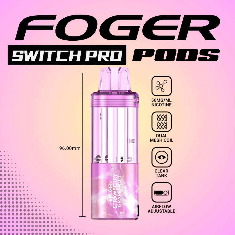 Frozen Strawberry Grapefruit – Foger Switch Pro Pod 30K Puffs