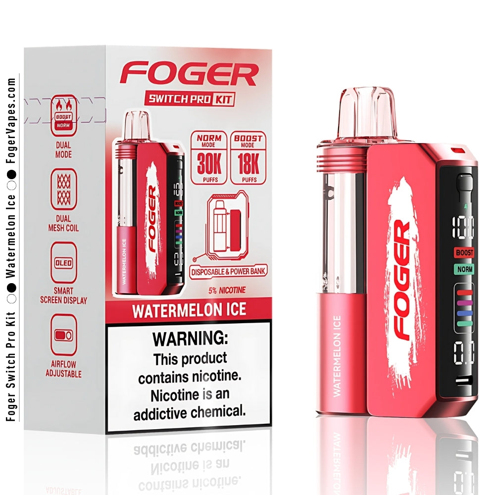 Watermelon Ice Foger Switch Pro Kit 30K Puffs - Image 4