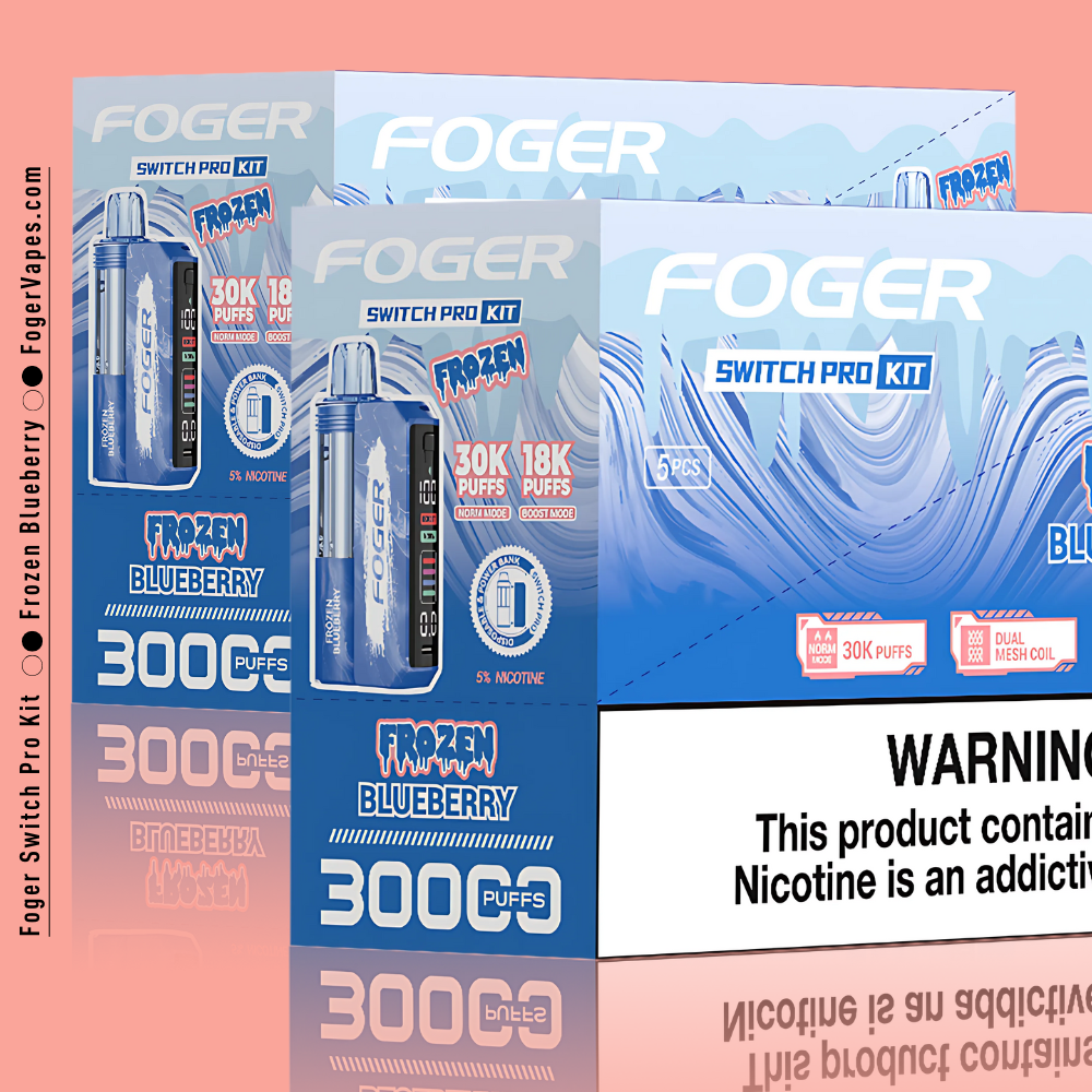 Frozen Blueberry – Foger Switch Pro Kit 30K Puffs - Image 5