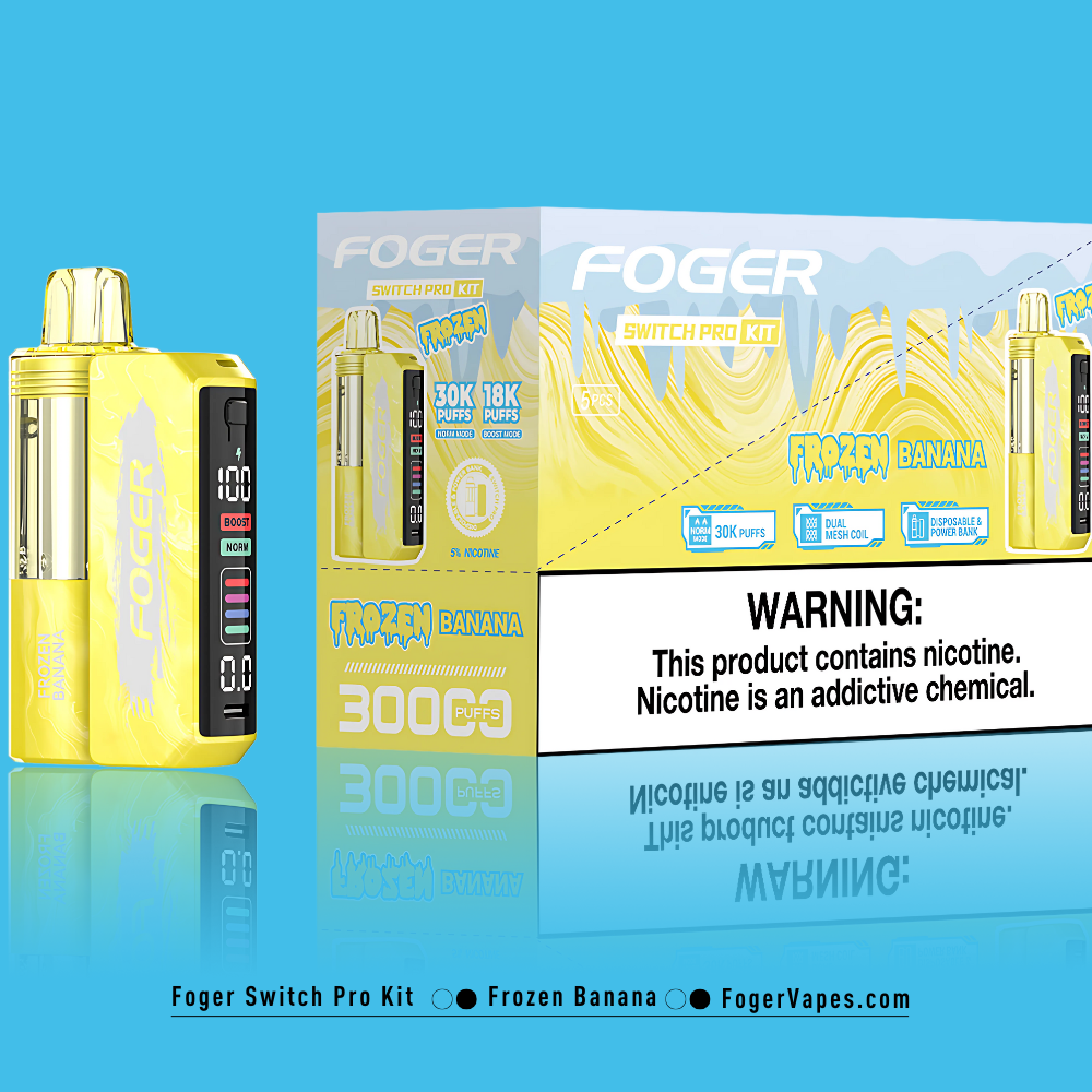 Frozen Banana – Foger Switch Pro Kit 30K Puffs - Image 4