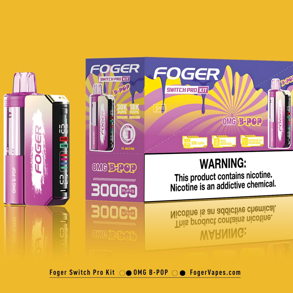 OMG B-Burst Foger Switch Pro Kit 30K Puffs - Image 4