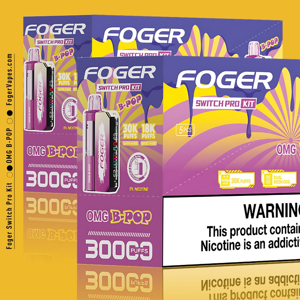 OMG B-Burst Foger Switch Pro Kit 30K Puffs - Image 5